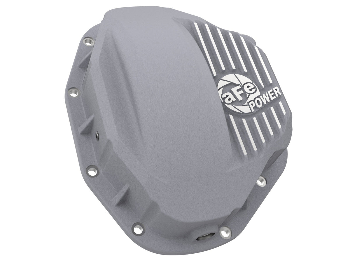 afe Rear Differential Cover (Raw; Street Series); Dodge Diesel Trucks 94-02 L6-5.9L (td) - 46-70030