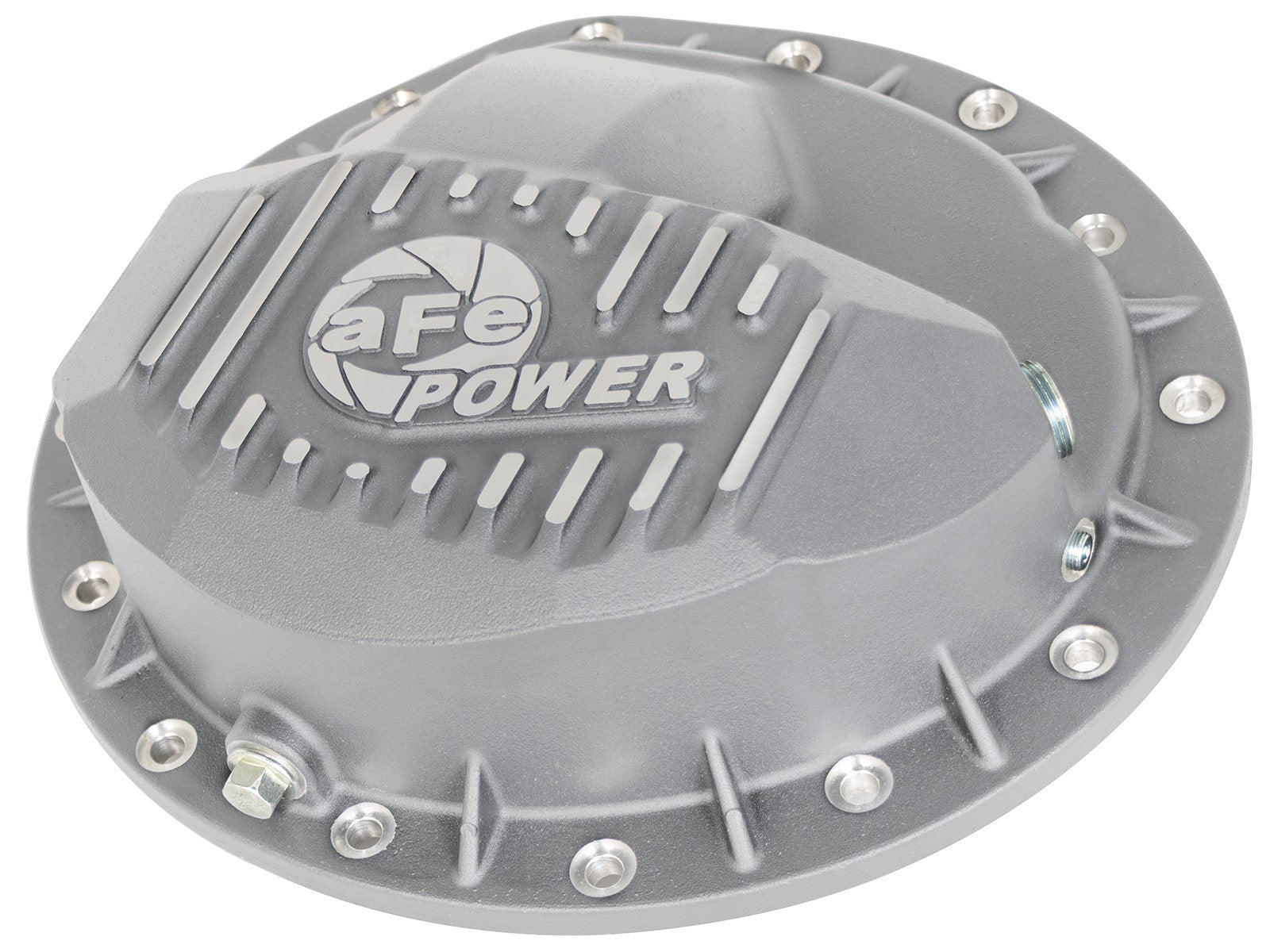 afe Front Differential Cover (Raw; Street Series); Dodge Diesel Trucks 03-12 L6-5.9/6.7L (td) - 46-70040