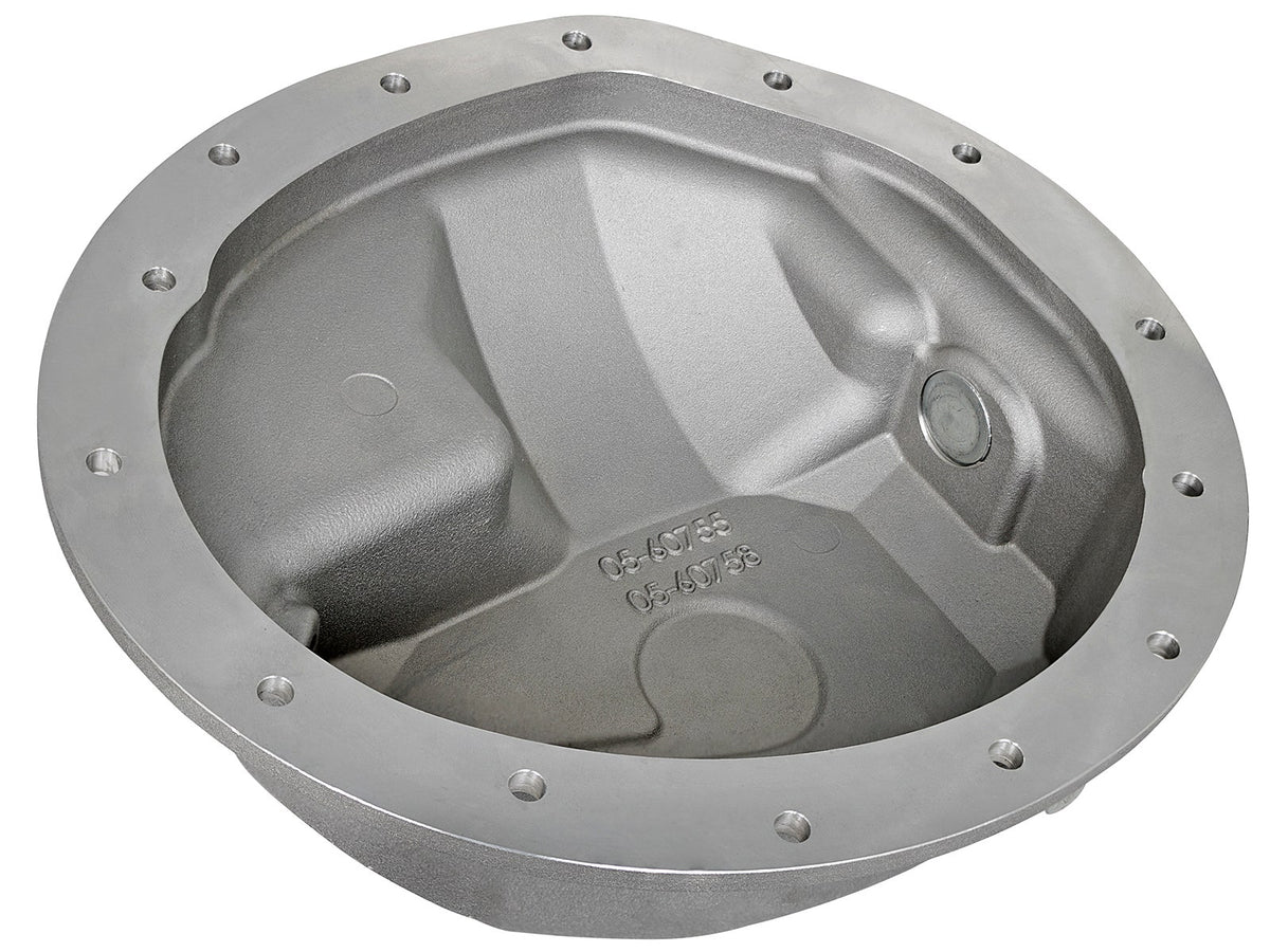 afe Front Differential Cover (Raw; Street Series); Dodge Diesel Trucks 03-12 L6-5.9/6.7L (td) - 46-70040