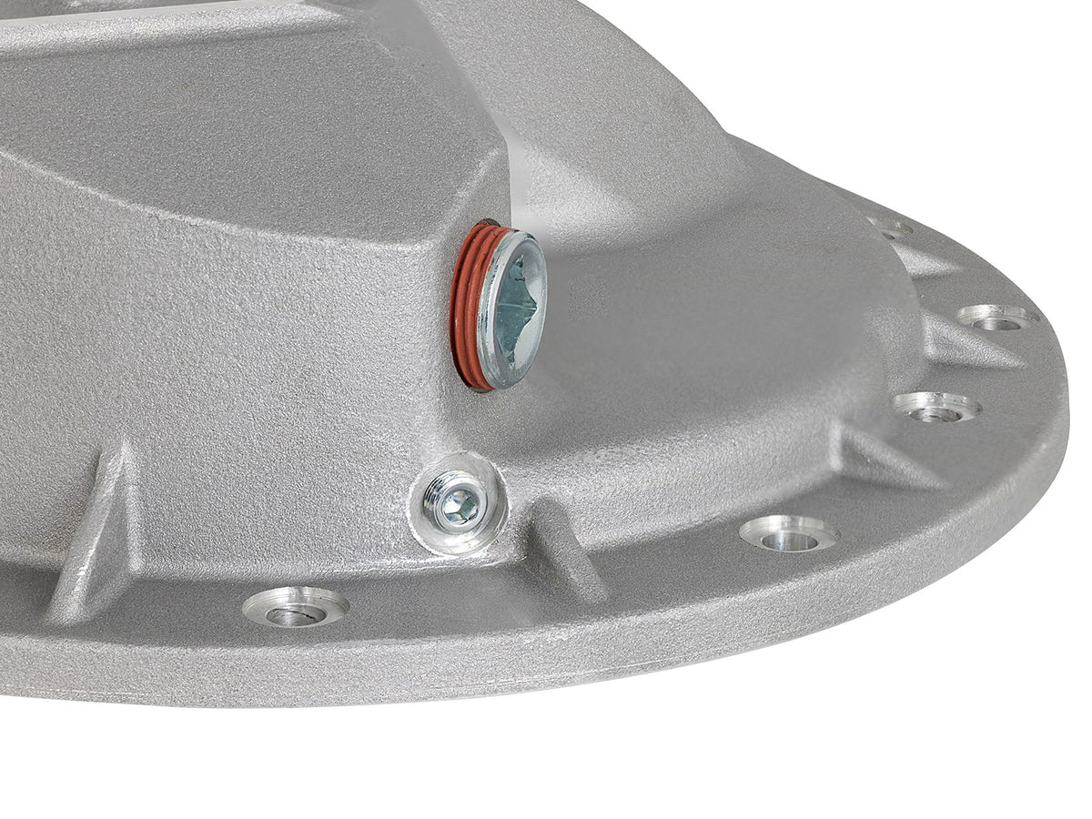 afe Front Differential Cover (Raw; Street Series); Dodge Diesel Trucks 03-12 L6-5.9/6.7L (td) - 46-70040