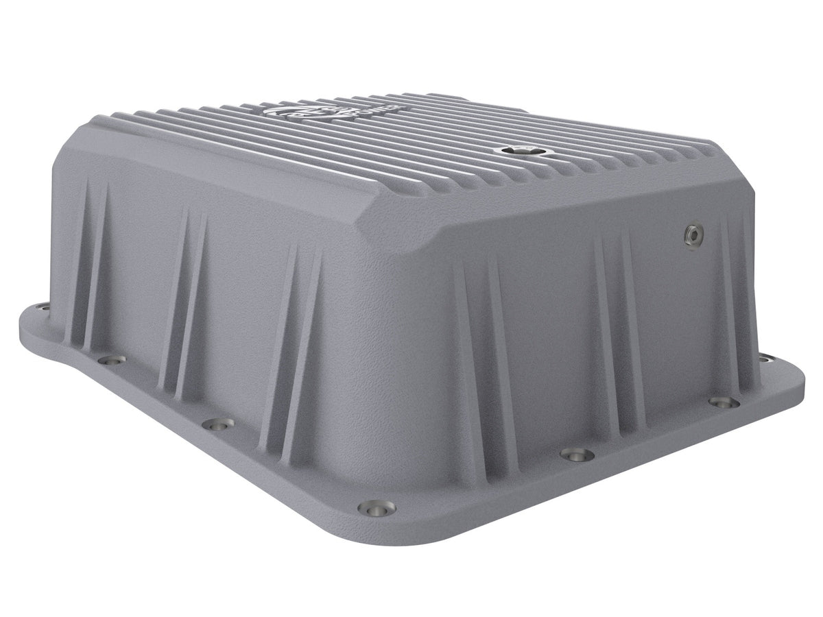 afe Transmission Pan Cover (Raw); GM Diesel Trucks 01-14 V8-6.6L (td) - 46-70070
