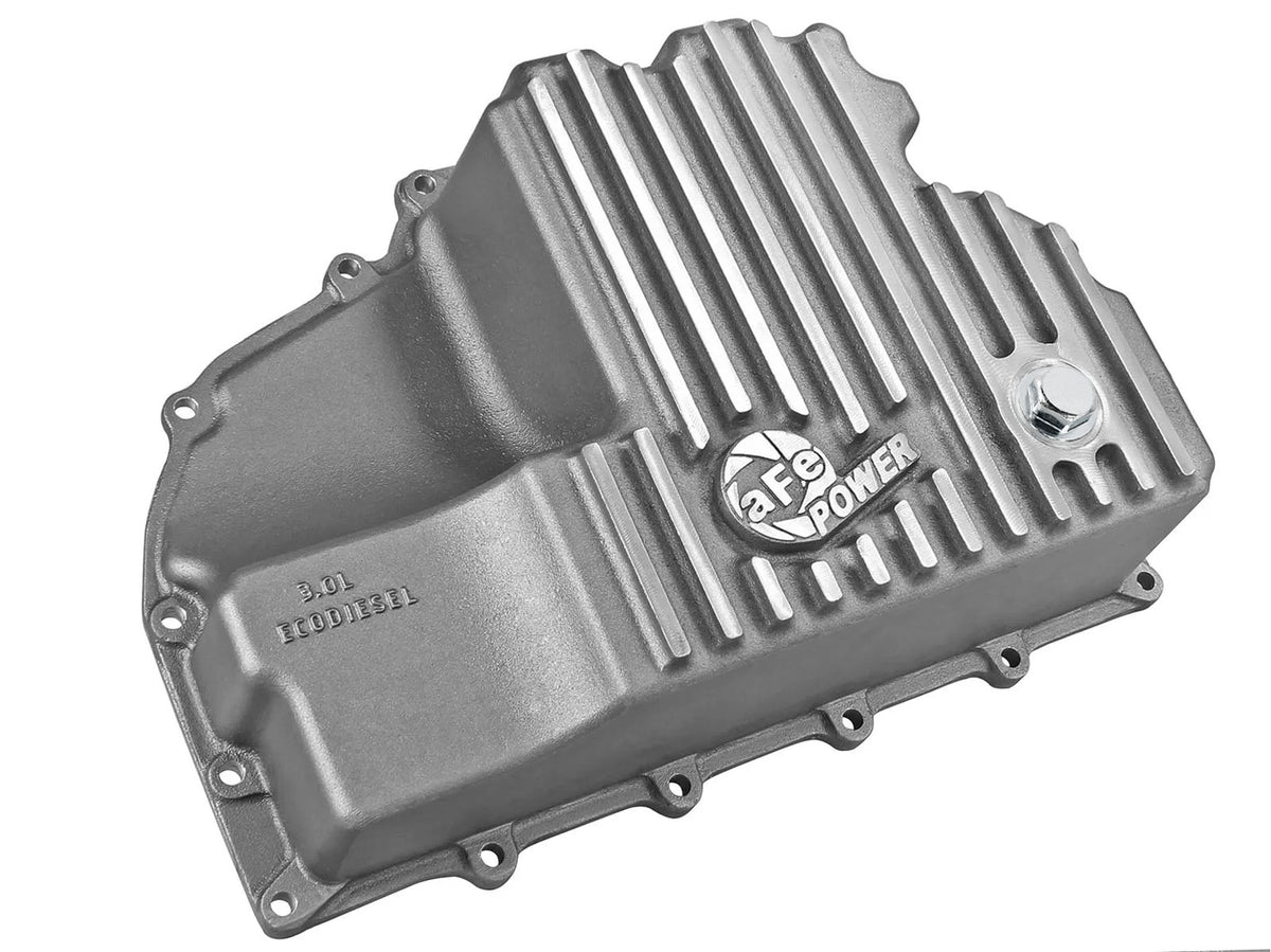 AFE Engine Oil Pan Raw; 14-16 Dodge RAM 1500 EcoDiesel 3.0L V6 (td) - 46-70280