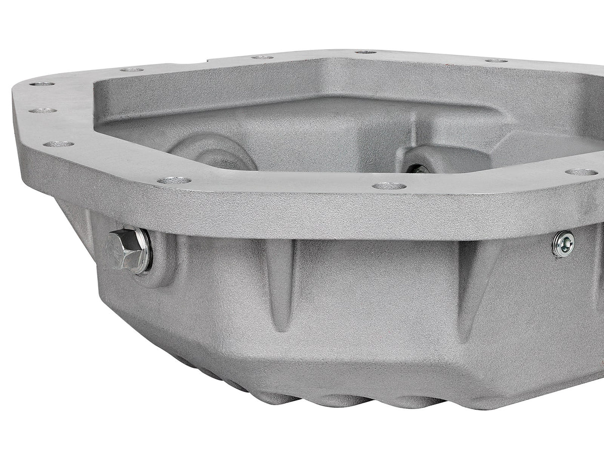 aFe Power Rear Diff Cover Raw Finish 2017 Ford F-350/F-450 V8 6.7L (td) Dana M300-14 (Dually) - 46-70380