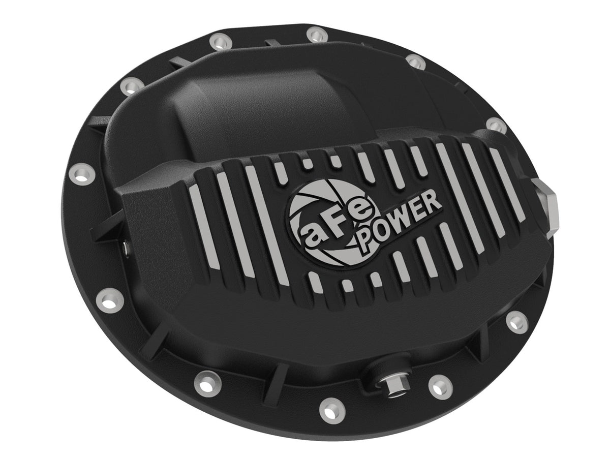 aFe Power Pro Series Rear Differential Cover Black w/ Machined Fins 13-18 RAM Diesel Trucks L6-6.7L - 46-70402