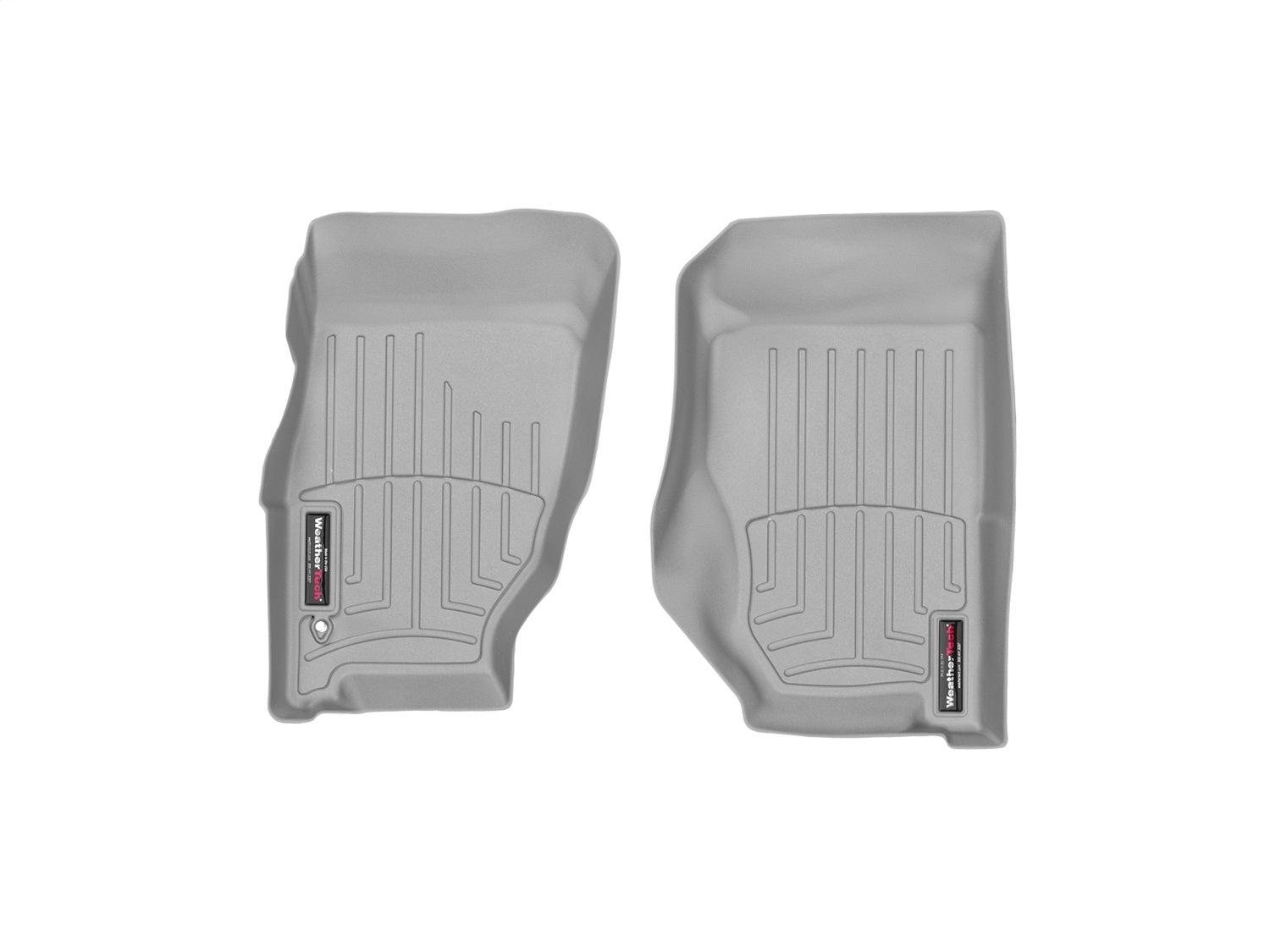 Weathertech - FloorLiner™ DigitalFit® Gray Front & Rear Set 02-07 Jeep Liberty - 46032-1-2