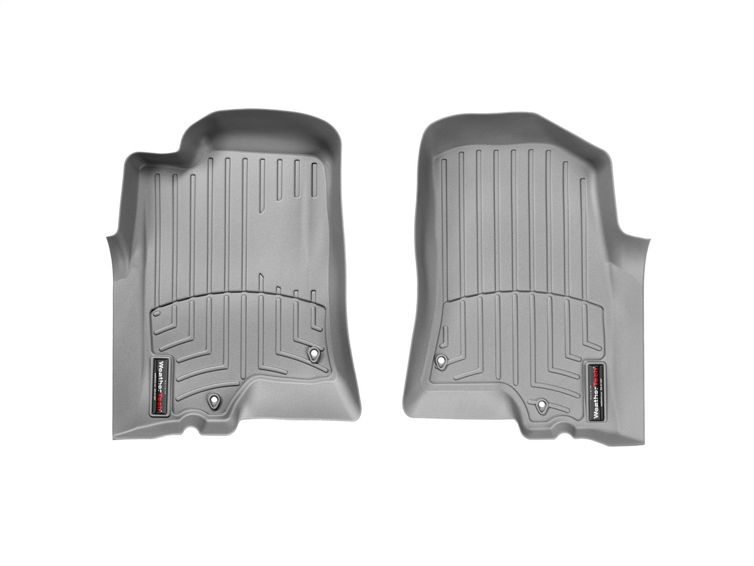 Weathertech - FloorLiner™ DigitalFit® Gray Front & Rear Set 06-10 Hummer H3 - 46034-1-2