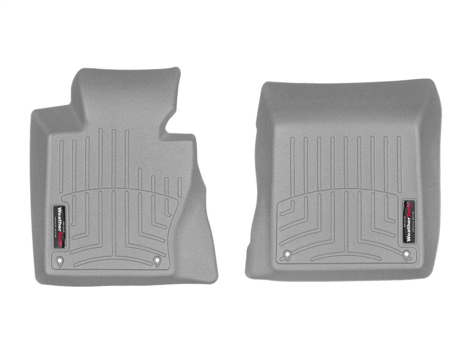 Weathertech - FloorLiner™ DigitalFit® Gray Front & Rear Set 04-10 BMW X3 - 46038-1-2