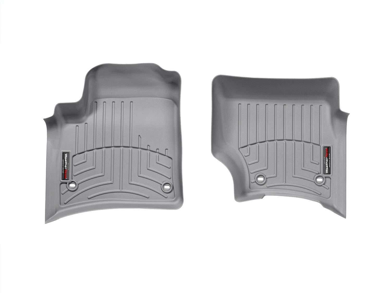 Weathertech - FloorLiner™ DigitalFit® Gray Front & Rear Set 04-08 Porsche Cayenne / 04-08 Volkswagen Touareg - 46045-1-2