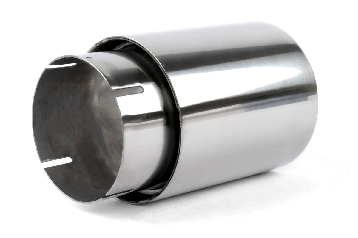 Dinan - Double-Walled 4" Clamp-On Exhaust Tip (Polished) - D663-0573-BOX