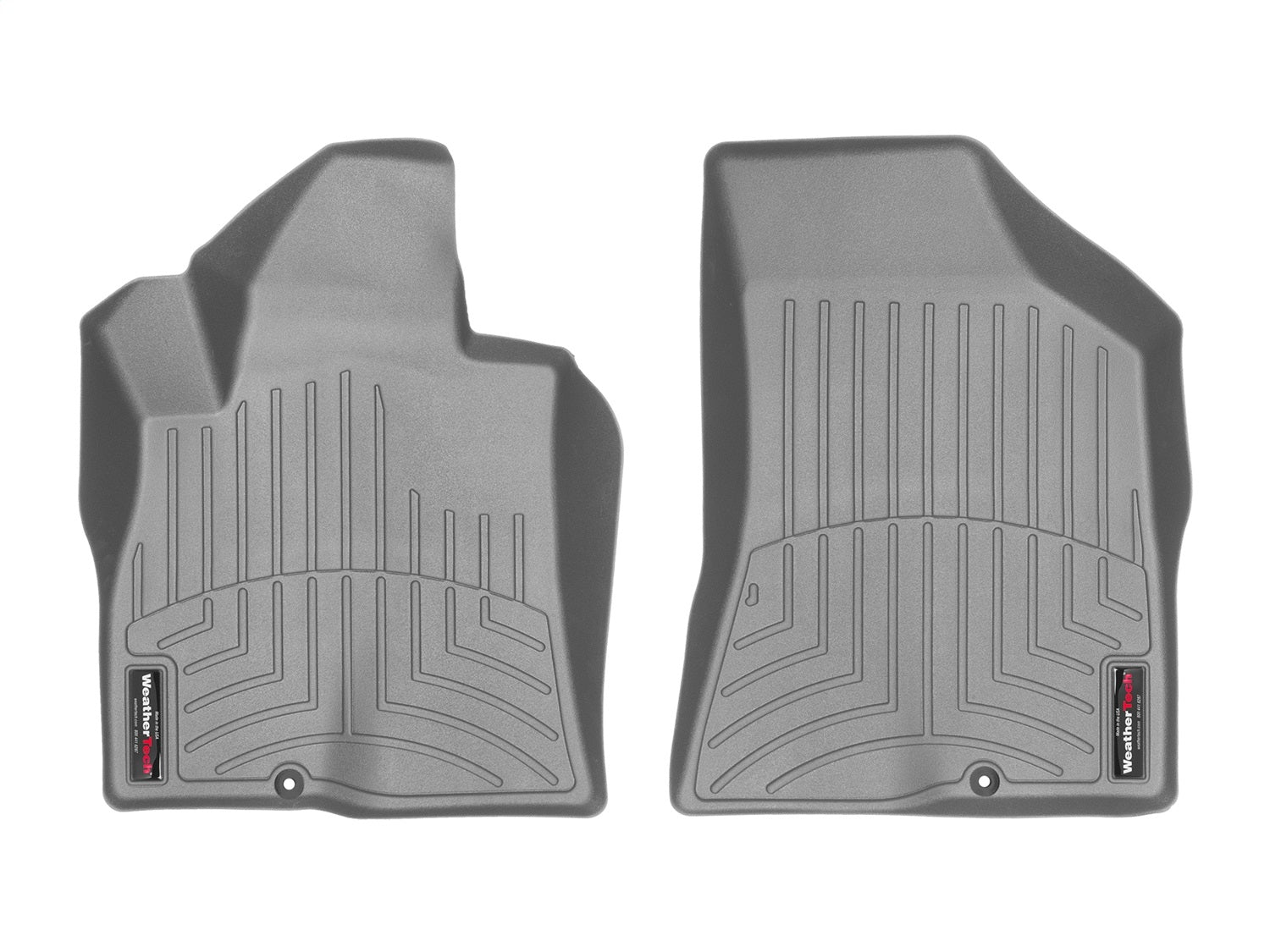 Weathertech - FloorLiner™ DigitalFit® Gray Front & Rear Set 07-09 Hyundai Santa-Fe - 46096-1-2