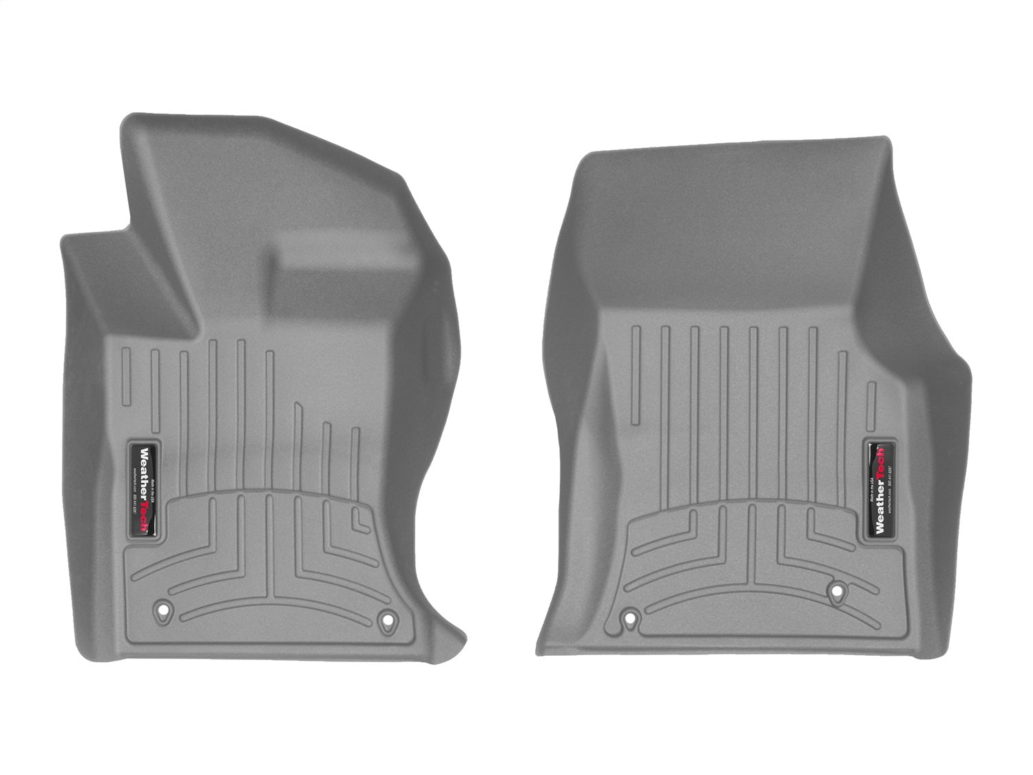 Weathertech - FloorLiner™ DigitalFit® Gray Front & Rear Set 17-20 Jaguar XE - 4611031-468642