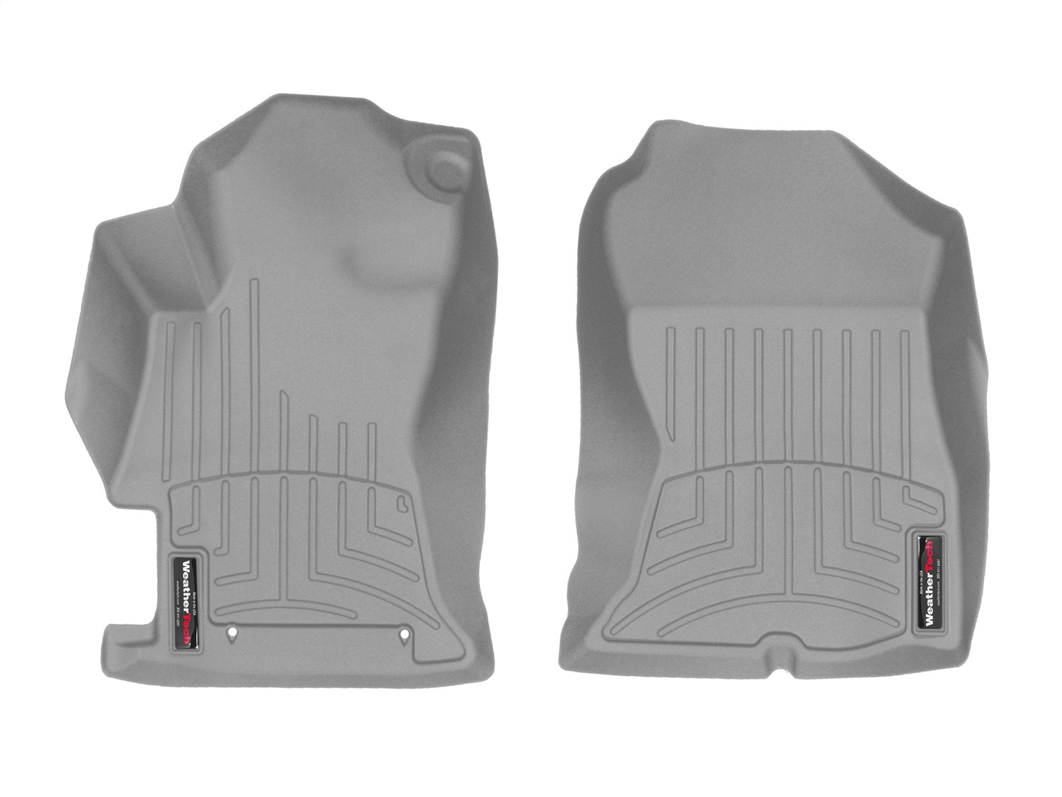 Weathertech - FloorLiner™ DigitalFit® Gray Front & Rear Set 18-23 Subaru Crosstrek / 17-23 Subaru Impreza - 461107-1-2