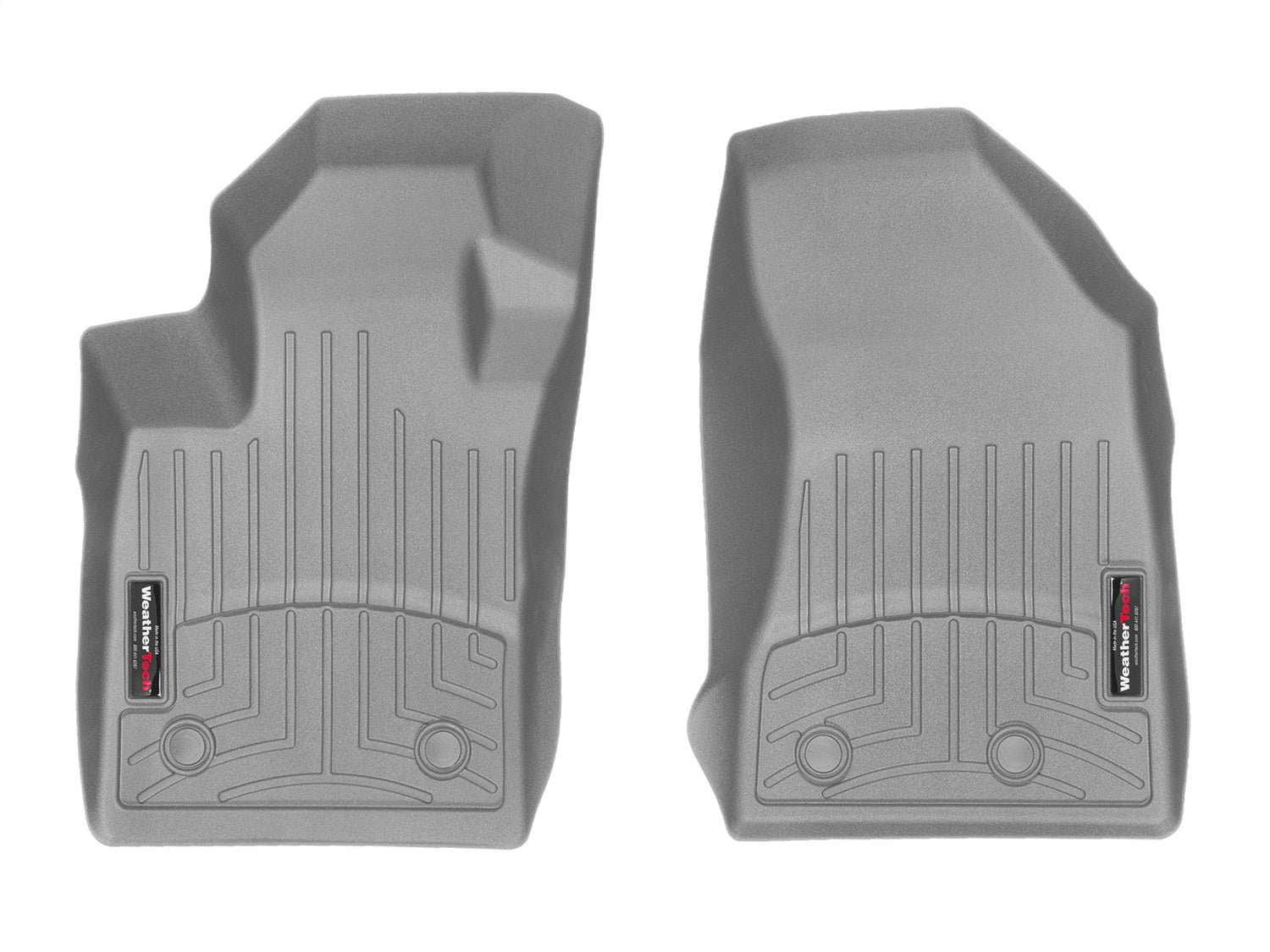 Weathertech - FloorLiner™ DigitalFit® Gray Front & Rear Set 17-25 Jeep Compass - 461205-1-2IM
