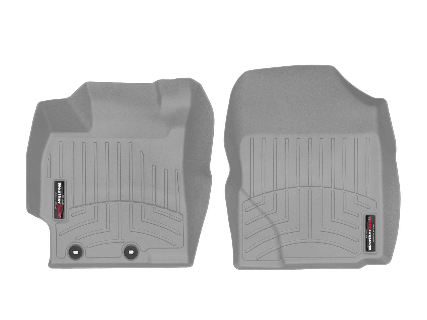 Weathertech - FloorLiner™ DigitalFit® Gray Front & Rear Set 12-14 Toyota Yaris - 4612261-464182