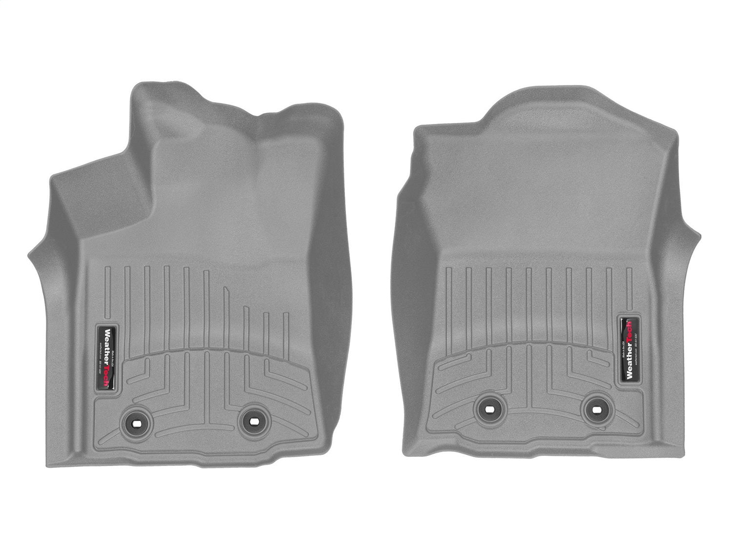 Weathertech - FloorLiner™ DigitalFit® Gray Front & Rear Set 18-23 Toyota Tacoma - 4612991-468722