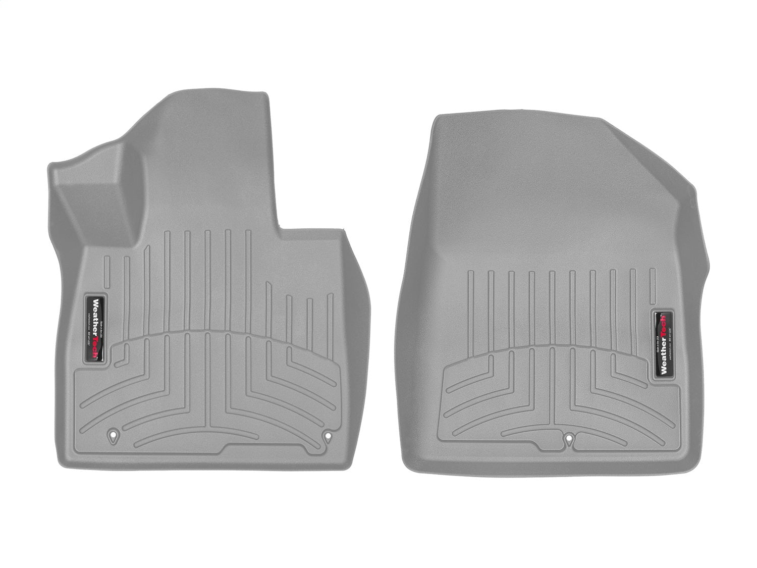 Weathertech - FloorLiner™ DigitalFit® Gray Front & Rear Set 19-20 Hyundai Santa-Fe - 461485-1-2
