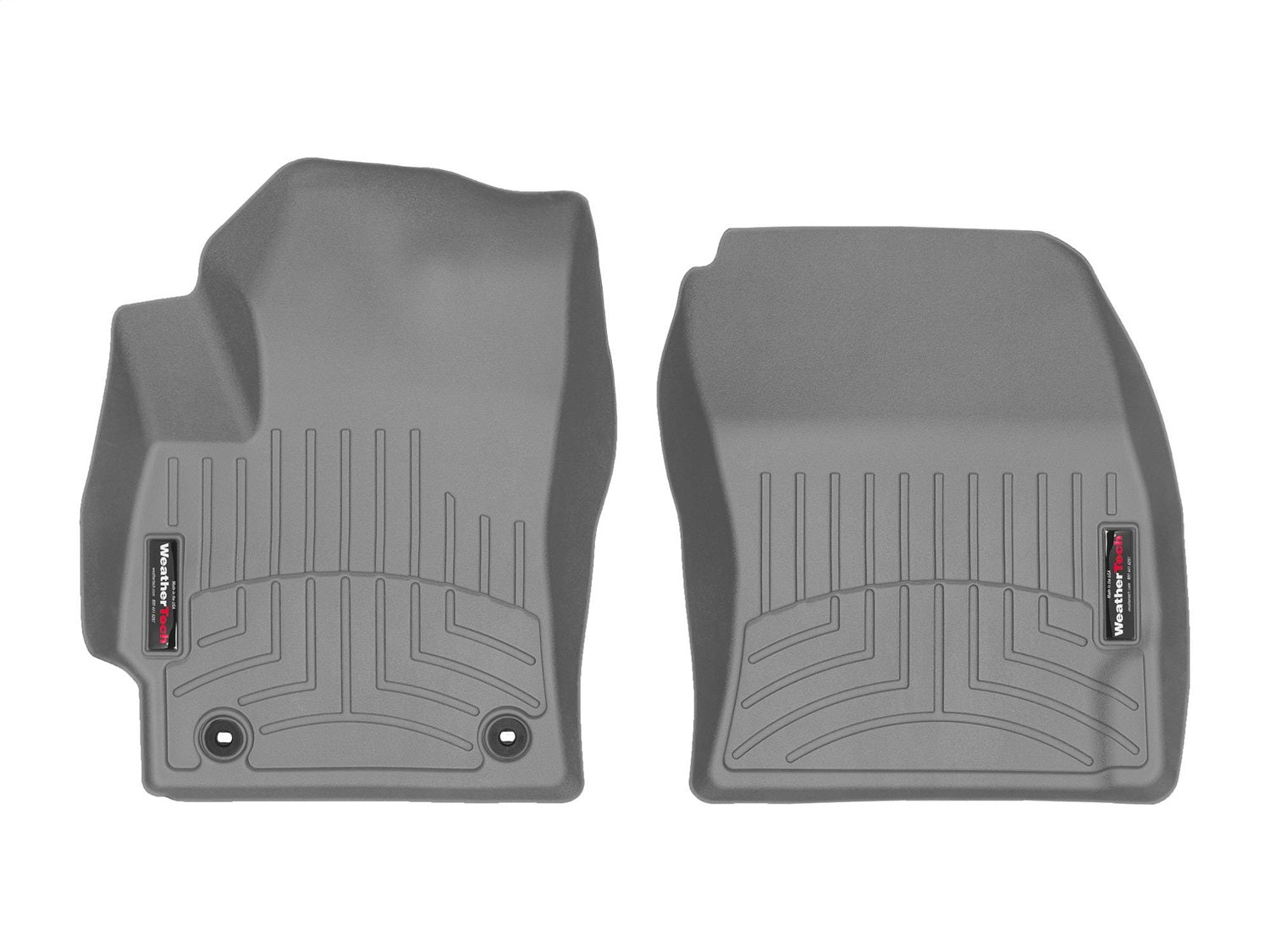Weathertech - FloorLiner™ DigitalFit® Gray Front & Rear Set 19-25 Toyota Corolla - 461495-1-2