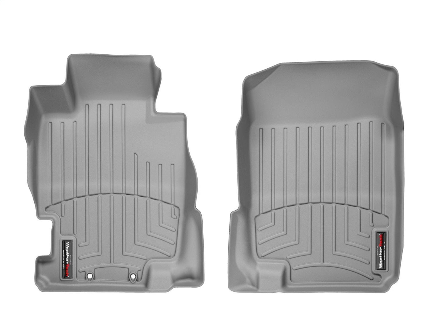 Weathertech - FloorLiner™ DigitalFit® Gray Front & Rear Set 04-08 Acura TL / 19-25 Cadillac XT4 - 461501-1-2