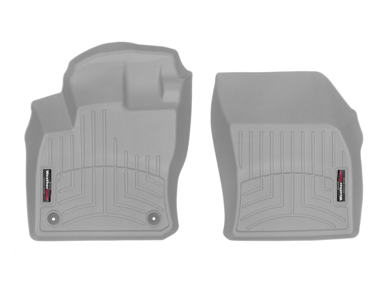 Weathertech - FloorLiner™ DigitalFit® Gray Front, Rear & Third Row Set 20-24 Volkswagen Tiguan - 4615631-46989-3-4