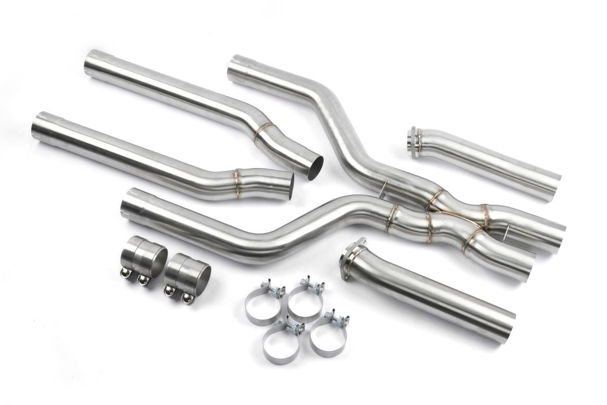 Dinan - High Flow X-Pipe Exhaust - 2024-2026 LCI BMW X5M/X6M - D660-0103