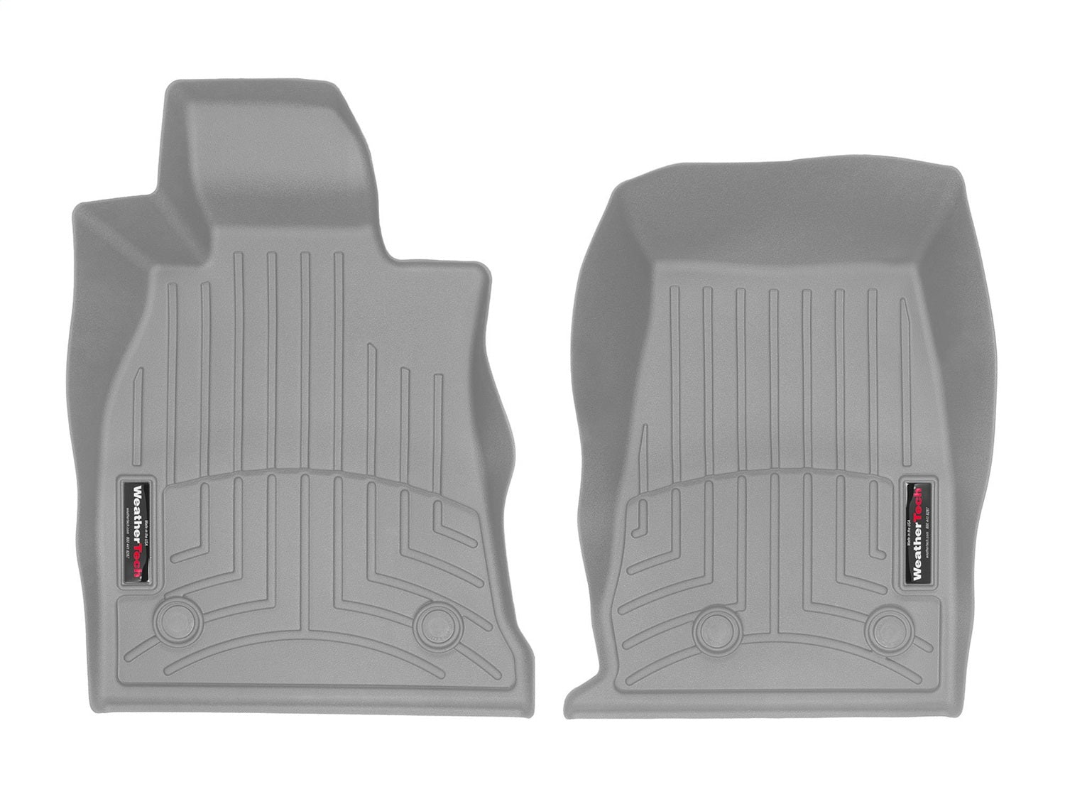 Weathertech - FloorLiner™ DigitalFit® Gray Front & Rear Set 20-26 Cadillac CT5 - 461610-1-2