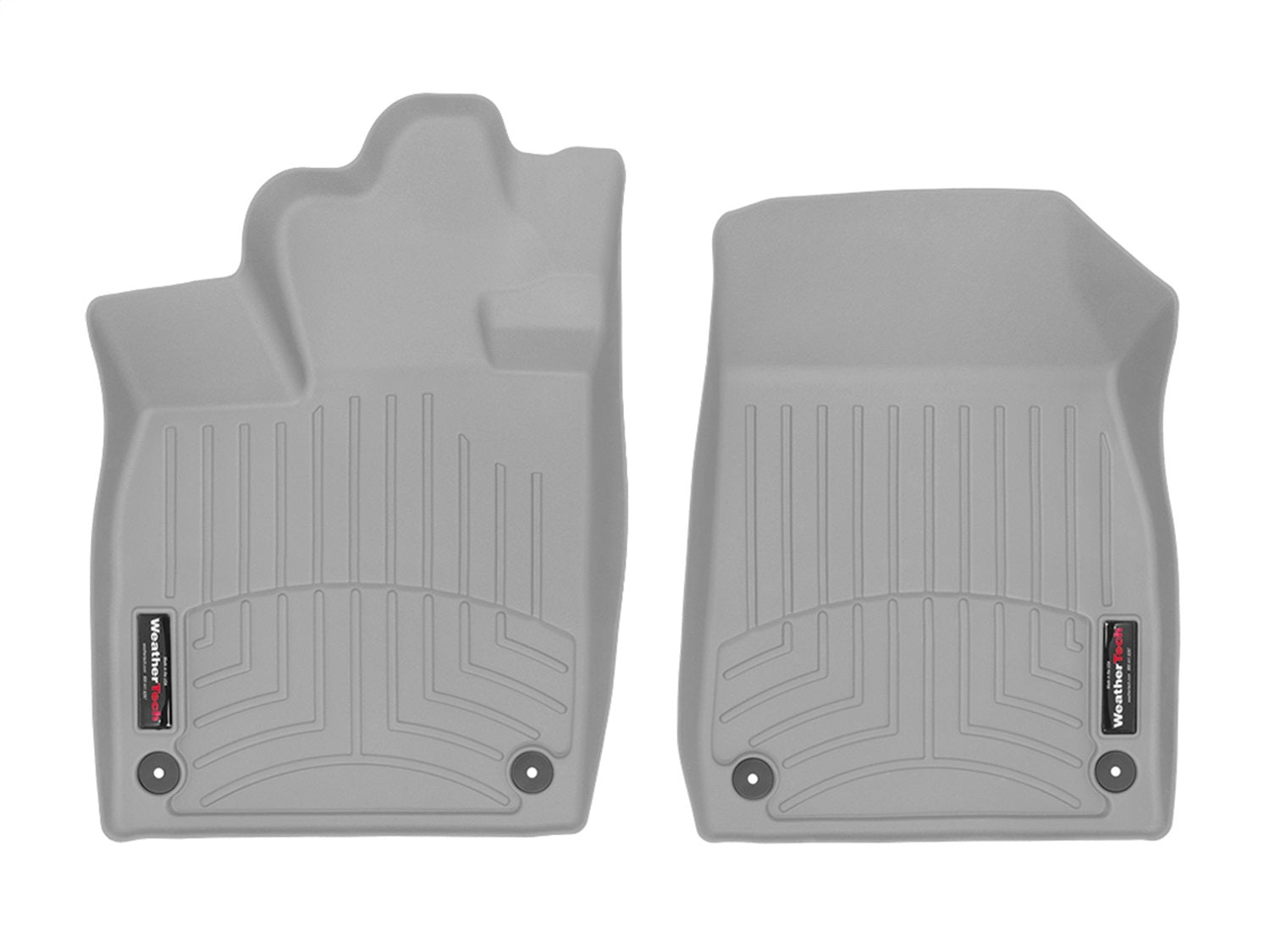 Weathertech - FloorLiner™ DigitalFit® Gray Front & Rear Set 22-25 Audi Q4 / 21-22 Volkswagen ID.4 - 461637-1-2