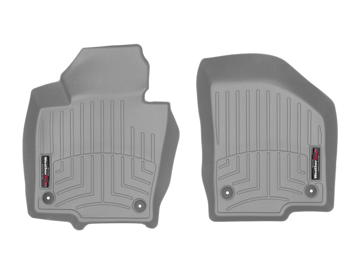 Weathertech - FloorLiner™ DigitalFit® Gray Front & Rear Set 09-17 Volkswagen CC / 07-10 Volkswagen Passat - 46167-1-2