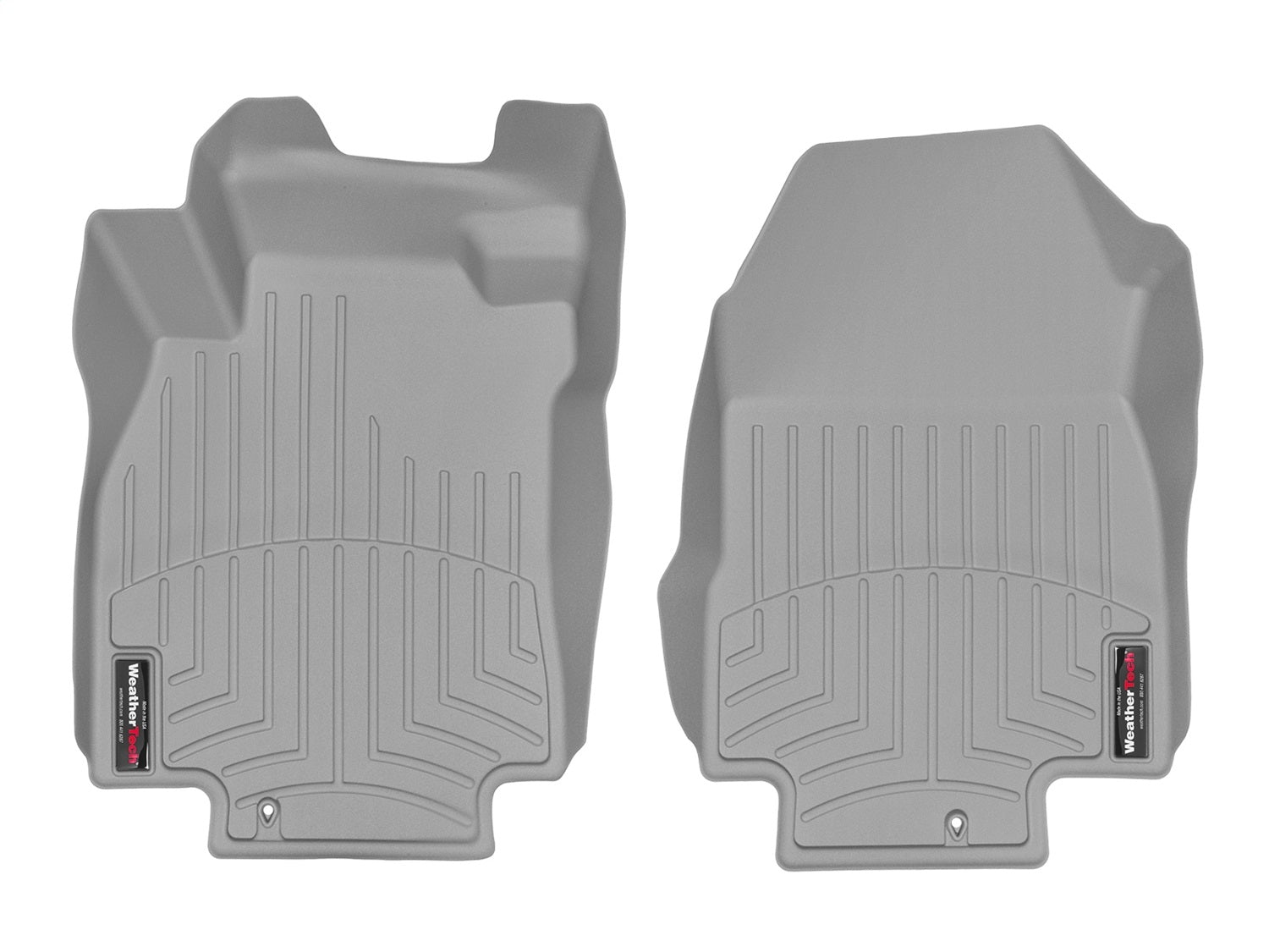 Weathertech - FloorLiner™ DigitalFit® Gray Front & Rear Set 07-12 Nissan Versa - 46168-1-2