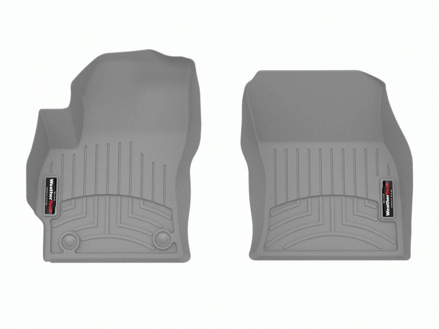 Weathertech - FloorLiner™ DigitalFit® Gray Front & Rear Set 22-26 Toyota Corolla - 461775-1-2