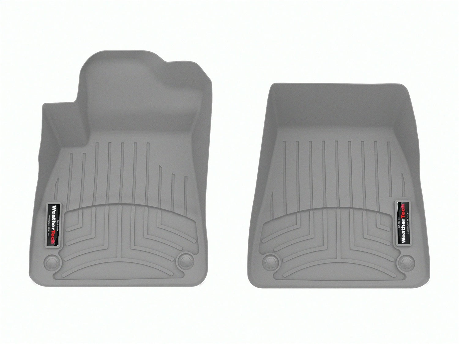 Weathertech - FloorLiner™ DigitalFit® Gray Front & Rear Set 21-24 Polestar Polestar-2 - 461783-1-2