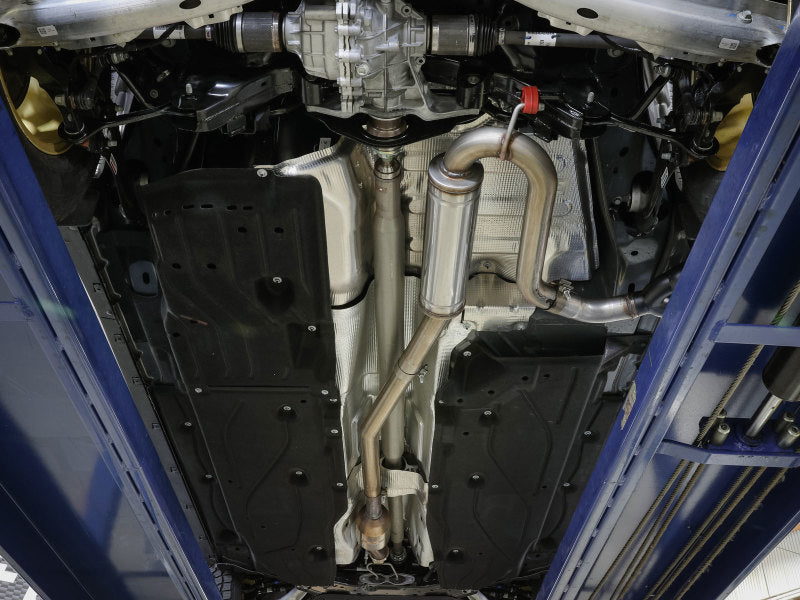 aFe 22-23 Ford Maverick EcoBoost L4 2.0L(t) Rebel Series 2-1/2in 304 SS Cat-Back w/ Polished Tip - 49-33144-P