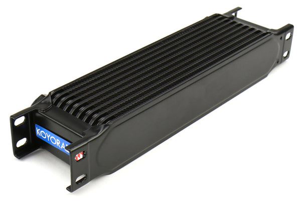 Koyo 10 Row Oil Cooler 11.25in x 3in x 2in (AN-10 ORB provisions) - XC101103W by Koyo - front view