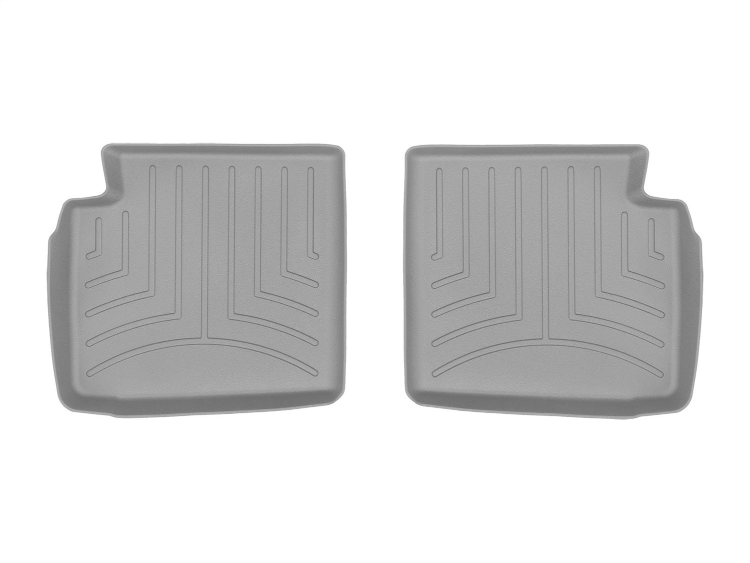 Weathertech - FloorLiner™ DigitalFit® - Gray Rear 14-19 Fiat 500 - 463692