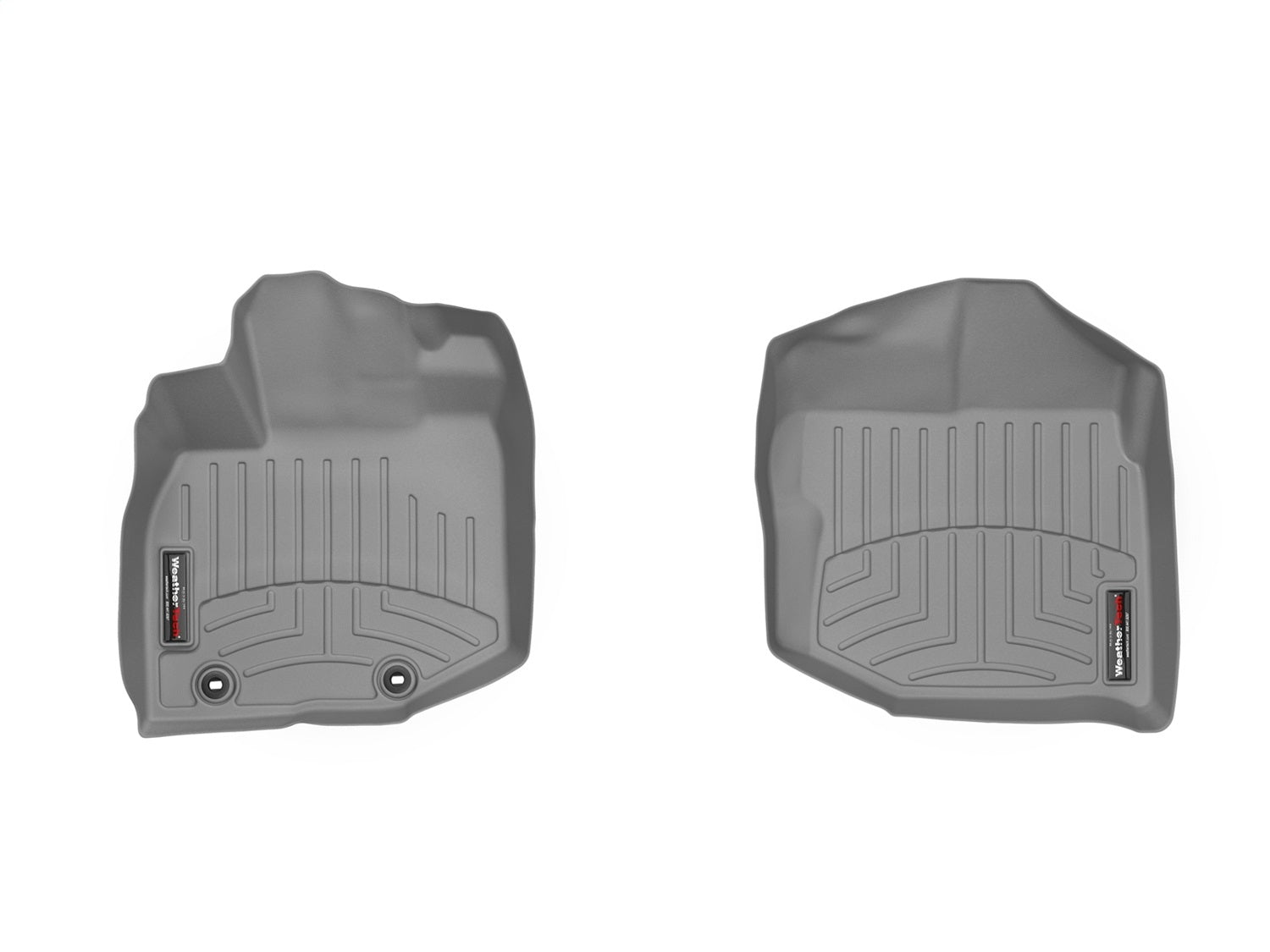 Weathertech - FloorLiner™ DigitalFit® Gray Front & Rear Set 09-13 Honda Fit - 464671-461812