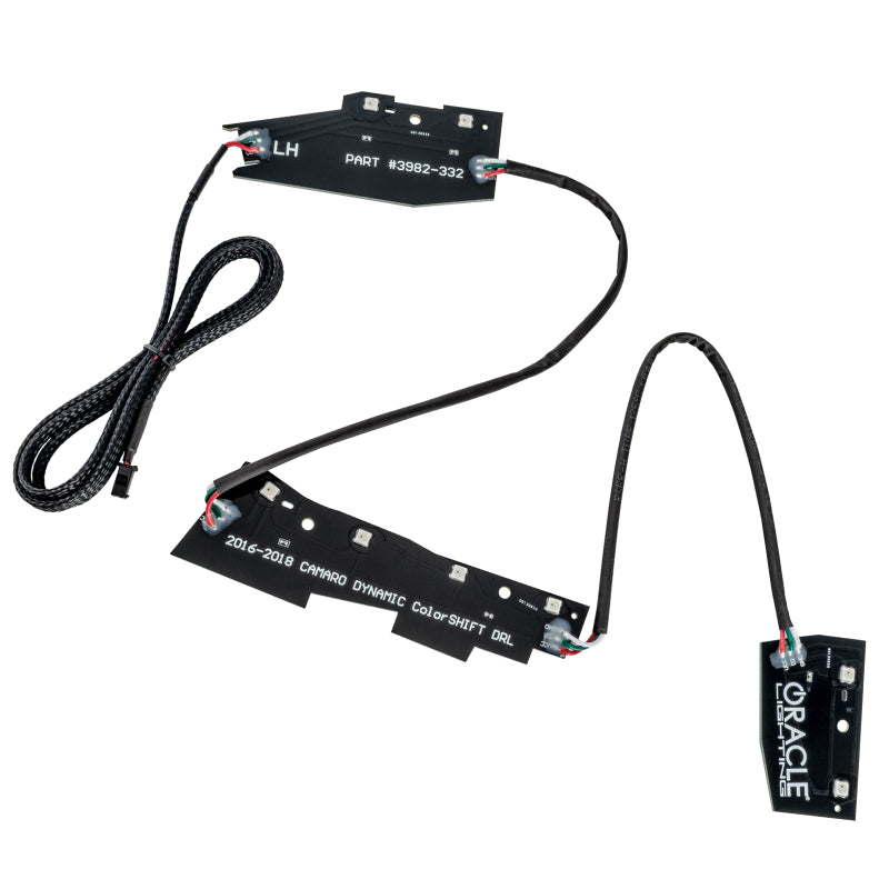 Oracle 16-18 Chevy Camaro Dynamic Headlight DRL Upgrade Kit - ColorSHIFT - Dynamic SEE WARRANTY - 3982-332