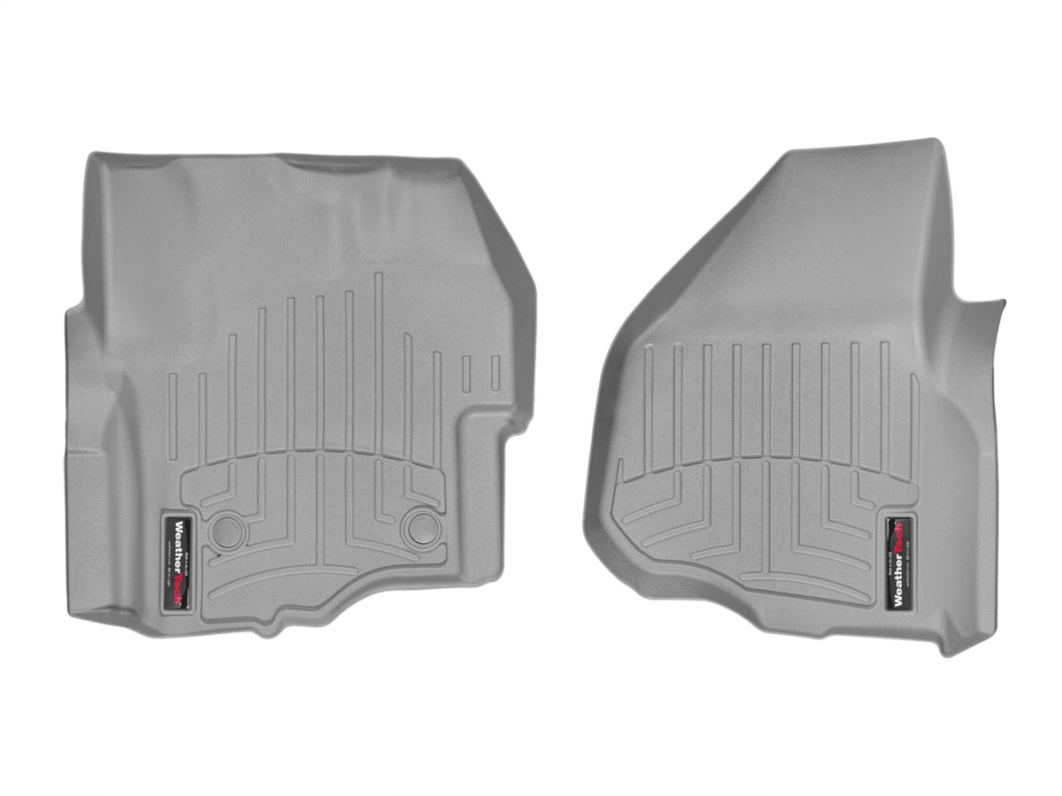 Weathertech - FloorLiner™ DigitalFit® Gray Front & Rear Set 11-16 Ford F-250 / 11-16 Ford F-350 - 465841-463053