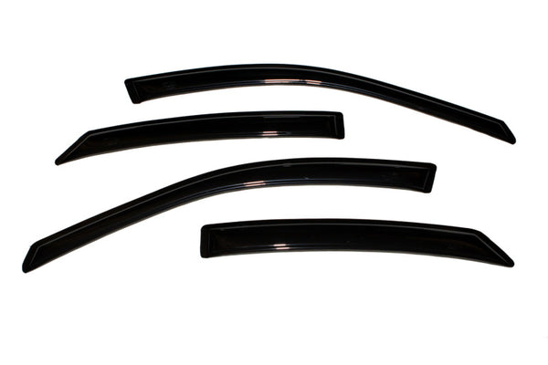 AVS 96-07 Ford Taurus Ventvisor Outside Mount Window Deflectors 4pc - Smoke - 94847 for 1996-2007 Ford Taurus - front view