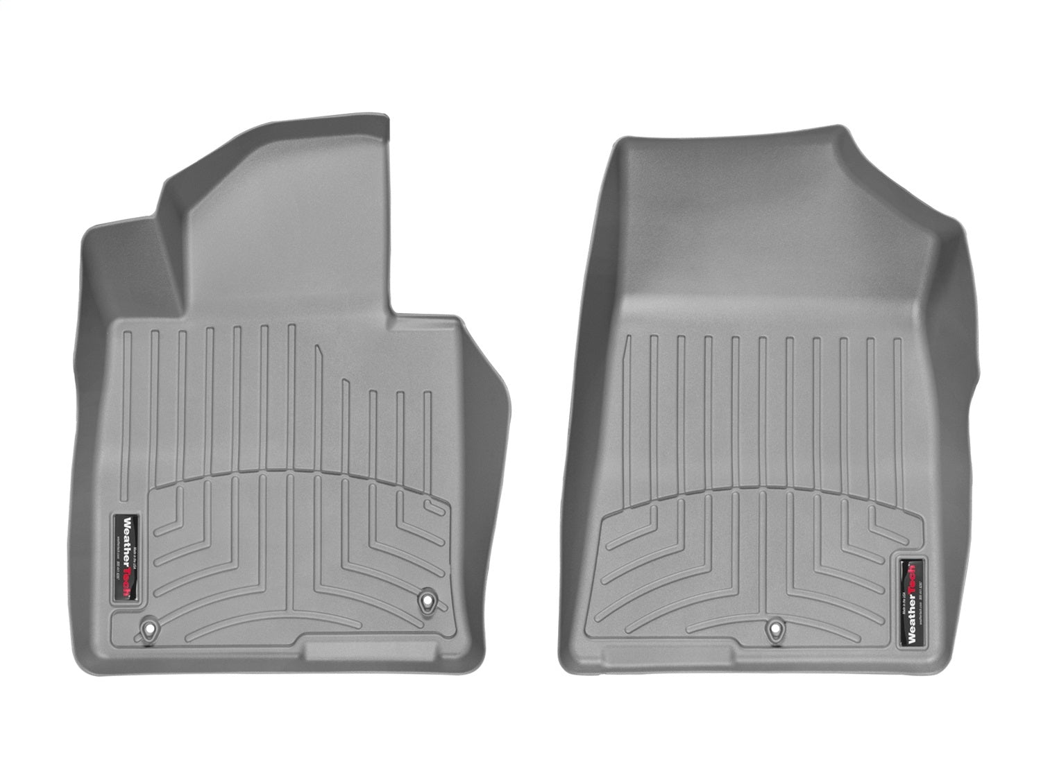 Weathertech - FloorLiner™ DigitalFit® Gray Front & Rear Set 15-19 Hyundai Sonata / 16-20 Kia Optima - 46666-1-2