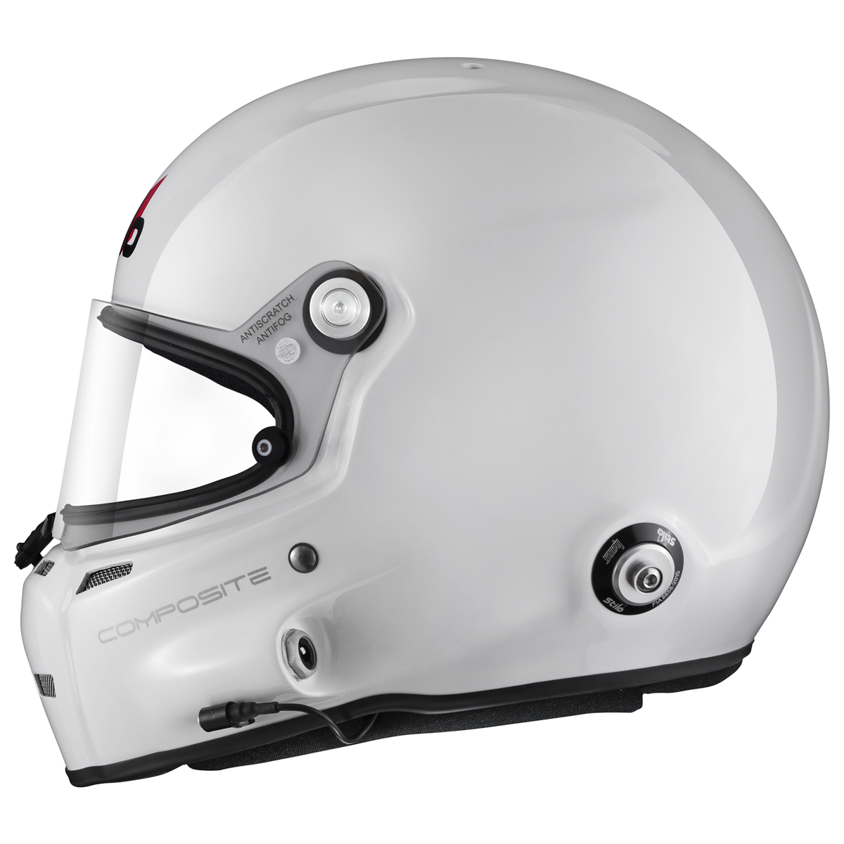 Stilo - SA2020 ST5 GT Composite Racing Helmet - White/Black
