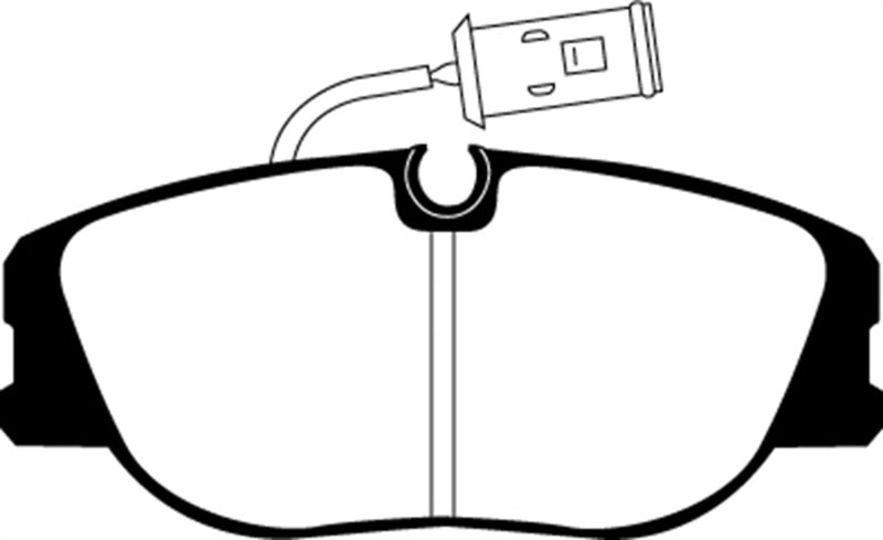 EBC 91-95 Alfa Romeo 164 2.0 Turbo Greenstuff Front Brake Pads - DP2733/3