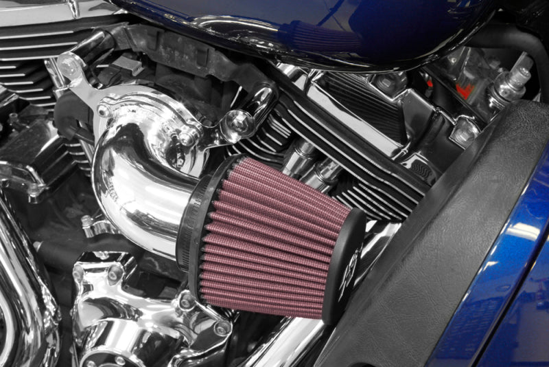 K&amp;N 01-15 Harley-Davidson Touring 96 / 103 / 08-15 Bright Aircharger Performance Intake - 63-1131P