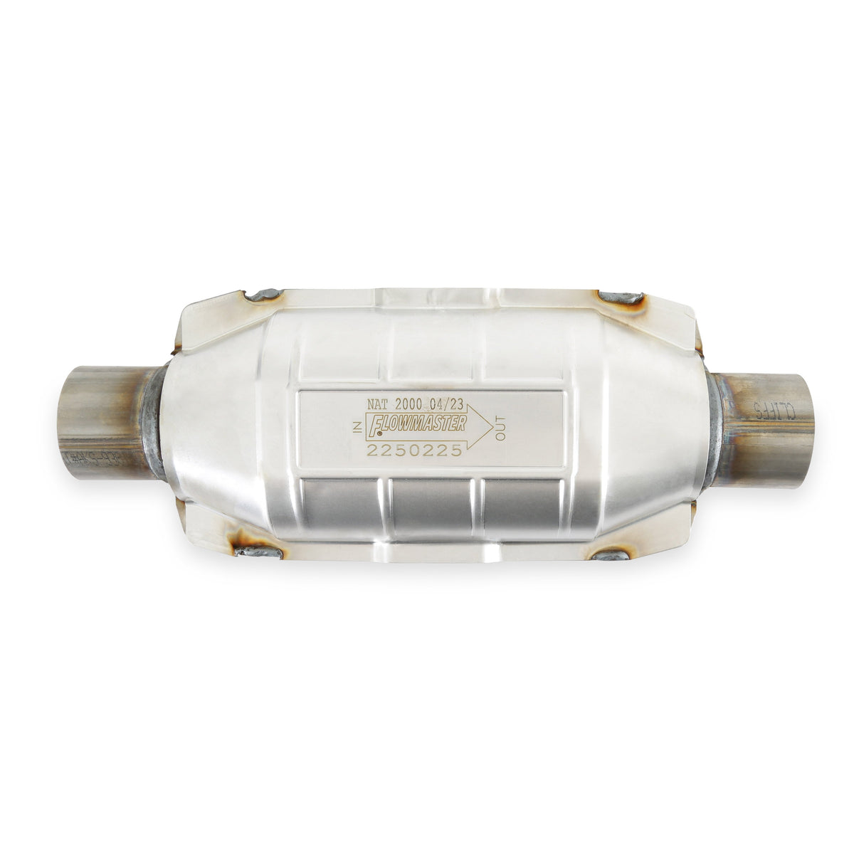 Flowmaster Catalytic Converter-Universal-225 Series-2.50 in Inlet/Outlet-49 State 2250225