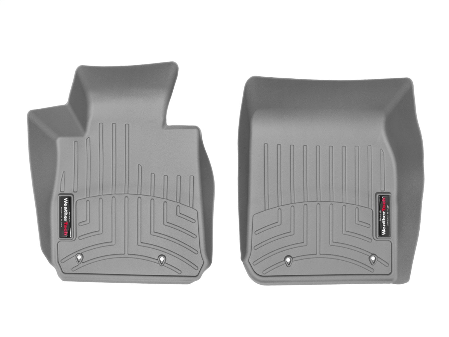 Weathertech - FloorLiner™ DigitalFit® Gray Front & Rear Set 15-21 BMW 2-Series - 46823-1-2