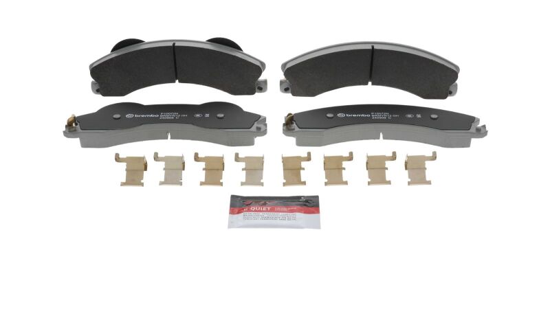 Brembo 09-17 Chevrolet Silverado 2500 HD/GMC Sierra 2500 HD/Silverado 3500 HD Front NAO Brake Pad - P10072N