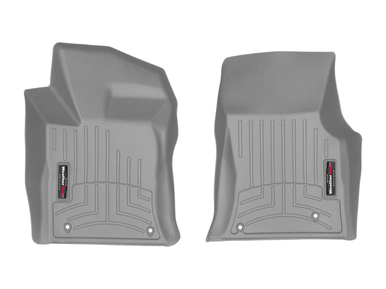 Weathertech - FloorLiner™ DigitalFit® - Gray Front 17-20 Jaguar XE / 16-24 Jaguar XF - 468641
