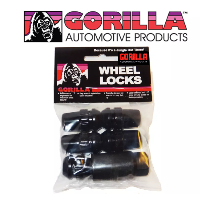 Gorilla Automotive - Gorilla Lock Acorn 1/2 Blk 5pk - 71481NBC5