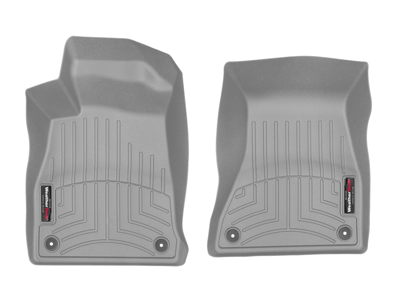 Weathertech - FloorLiner™ DigitalFit® Gray Front & Rear Set 20-24 Audi A5 / 21-24 Audi RS5 / 20-24 Audi S5 - 46937-1-4