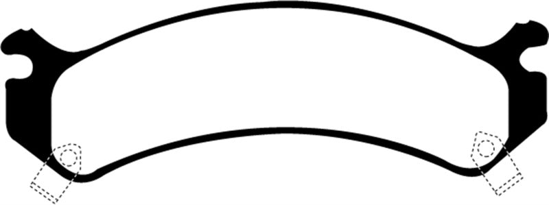 EBC 01-05 Cadillac Deville 4.6 HD Yellowstuff Front Brake Pads - DP41305R