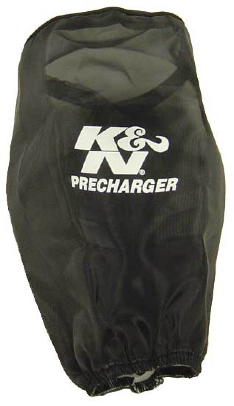 K&amp;N Precharger Air Filter Wrap Round Straight Black 3.625in ID x 9in H - YA-4350PK