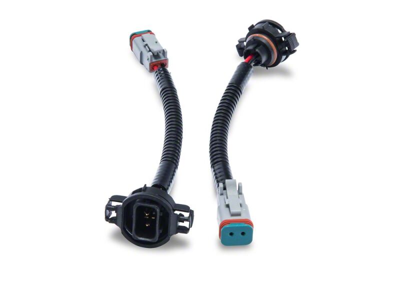 Raxiom 10-18 Jeep Wrangler JK Axial Series H16 to Deutsch Fog Light Wire Harness Adapter Set - J104820 - close-up view 2